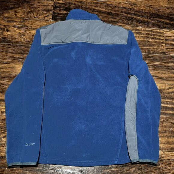 L.L. Bean Fleece Jacket Blue Gray Men’s Size Medium - Picture 8 of 8